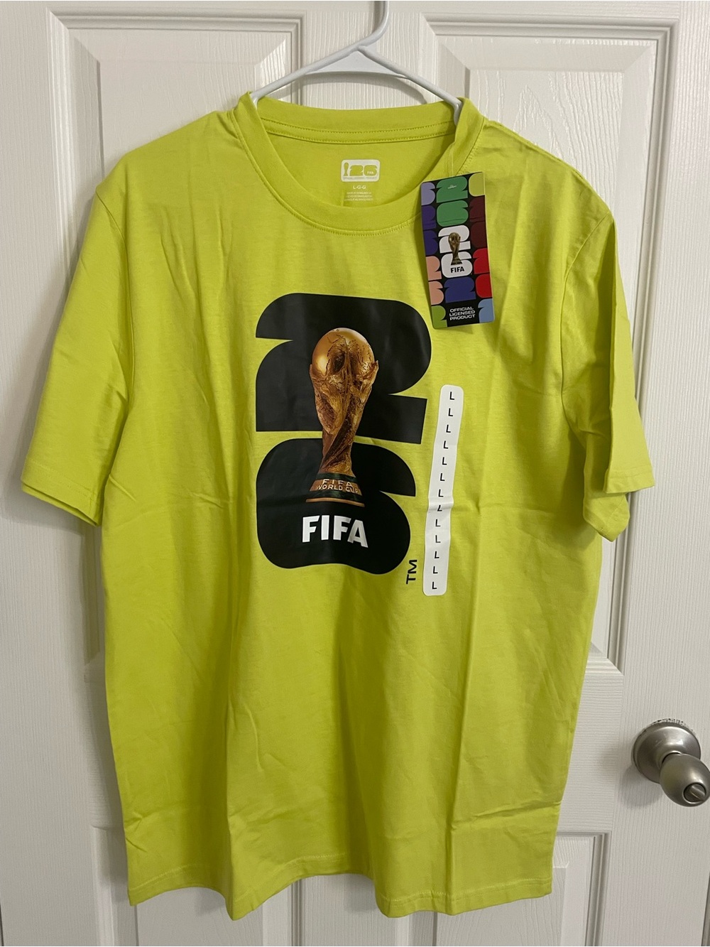 FIFA Men's Short Sleeve Tee in Neon Yellow